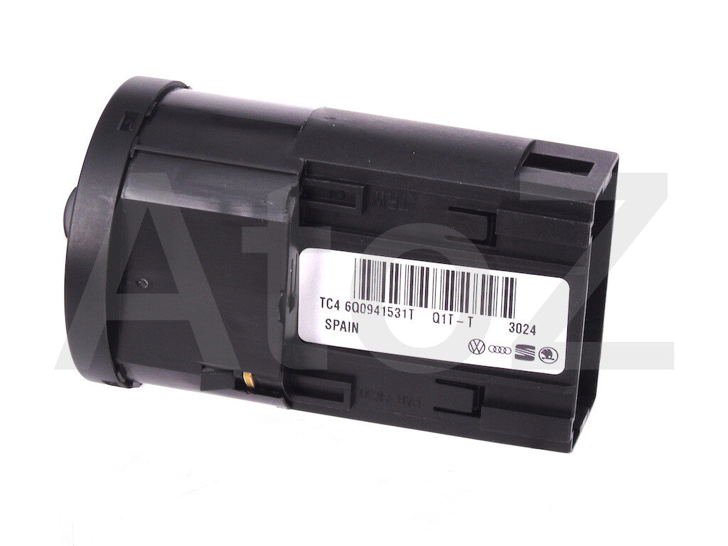 FOR VW POLO JETTA TRANSPORTER HEADLIGHT SWITCH NEW GENUINE 6Q0941531T 20H