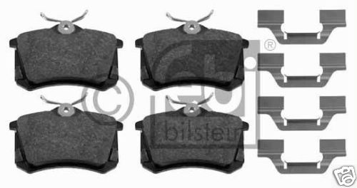 CITROEN C2 C3 REAR BRAKE PADS WITH ANTI RATTLE CLIPS