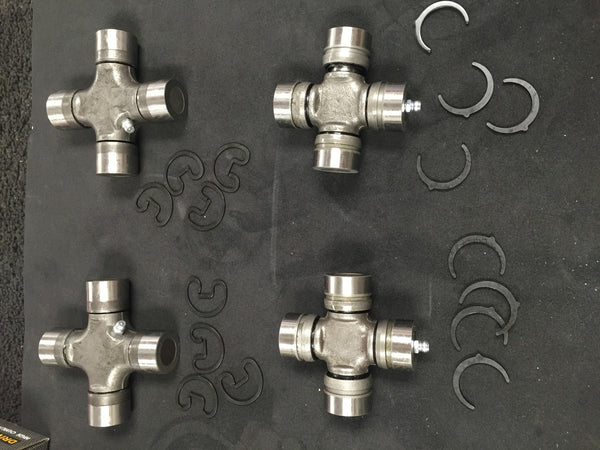 FOR NAVARA OUTLAW DCI 4X4 SWB SHR D/C MK2 D40 PROPSHAFT UJ UNIVERSAL JOINT X 4