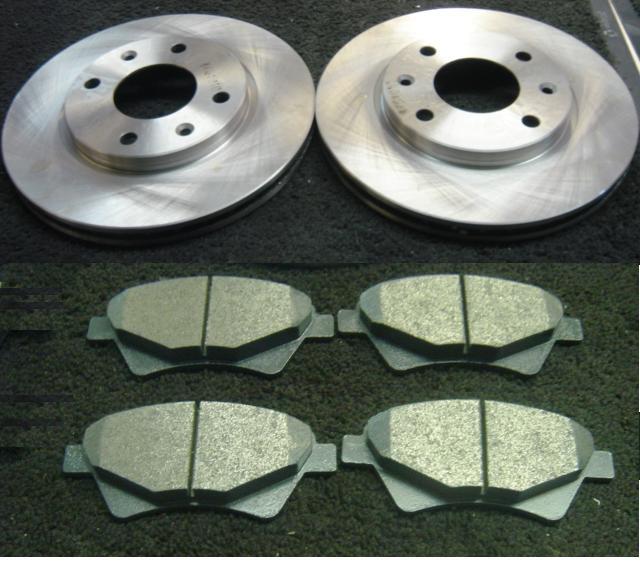 MEGANE MK2  1.5 1.9DCI FRONT BRAKE DISCS &PADS 280MM 