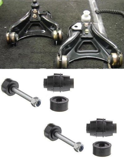 RENAULT CLIO MK2 1998-04 LOWER WISHBONE SUSPENSION ARMS 2 ANTI ROLL BAR LINKS