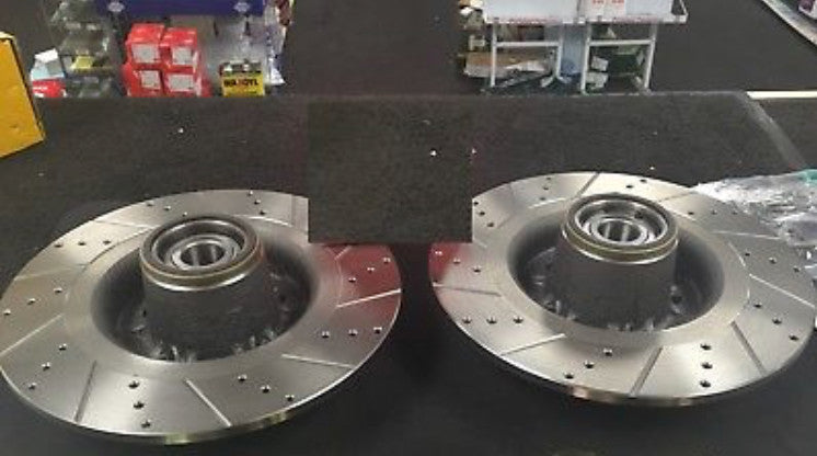 RENAULT CLIO MK3 RS 197 CROSS DRILLED GROOVED REAR BRAKE DISC