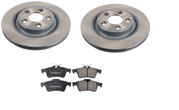 FOR JAGUAR S-TYPE 1999 - 2008 (X200) CLASSIC REAR BRAKE DISCS PADS