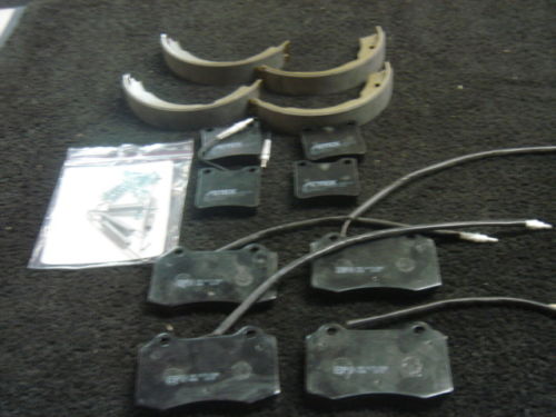 406 3.0 V6 FRONT REAR BRAKE PADS H/B SHOE &FITTING KIT