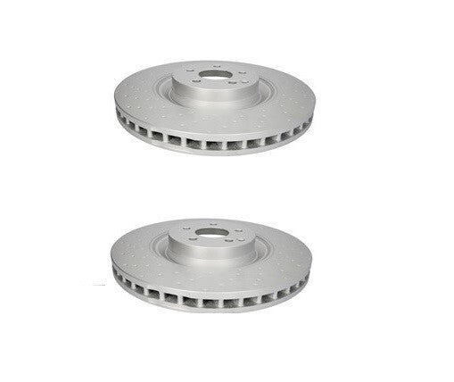 MERCEDES S63 S65 CL63 CL65 AMG FRONT DIMPLED CARBON BRAKE DISCS 390mm DELPHI