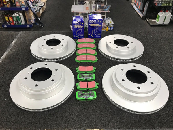 FOR MITSUBISHI SHOGUN PAJERO WARRIOR SPORT DID 2000>  EBC GREEEN STUFF PADS