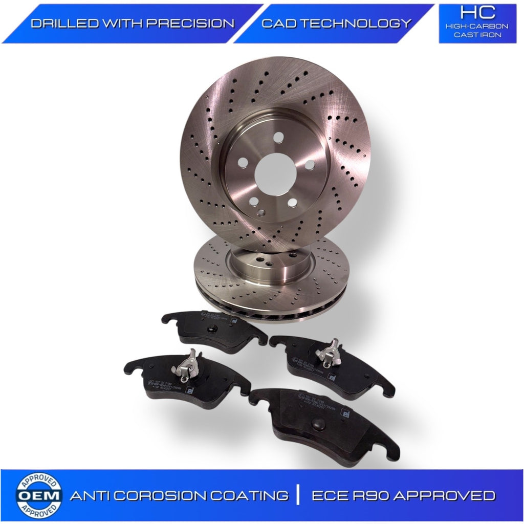 E-CLASS E220 CDI BLUEEFFICIENCY SE (MK4 (A207)) FRONT REAR BRAKE DISC PAD SET