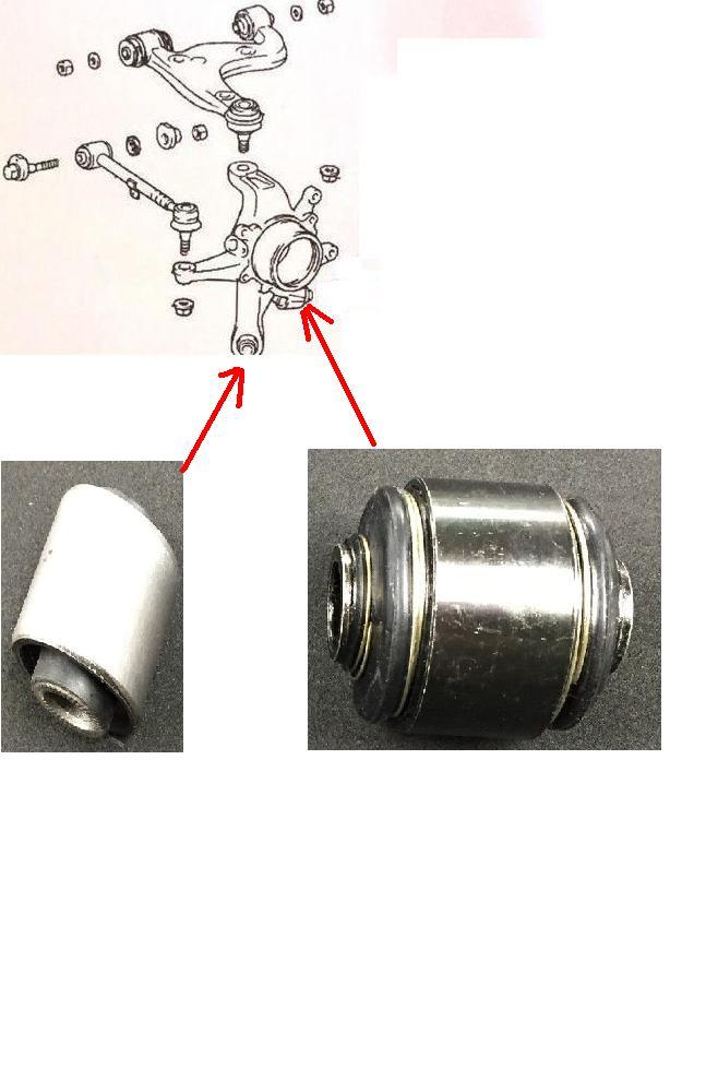 FOR LEXUS I200 IS300 GS430 ARISTO ALTEZZA REAR HUB JOINT AXLE KNUCKLE JOINT BUSH