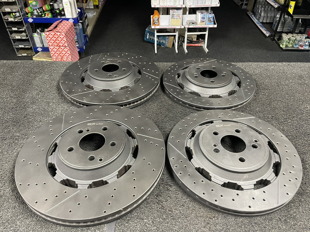 FOR MERCEDES S65 V222 AMG A217 C217 R231  FRONT REAR BRAKE DISC COATED BLACK