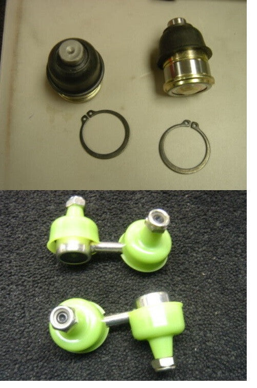 FOR MITSUBISHI LANCER EVO 4 5 LOWER BALL JOINT 2 FRONT ANTI ROLL BAR LINKS LH RH