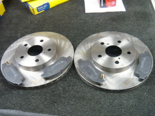 FOR TOYOTA RAV4 BRAKE DISCS BRAKE PADS FRONT SET  4 1.8 2.0