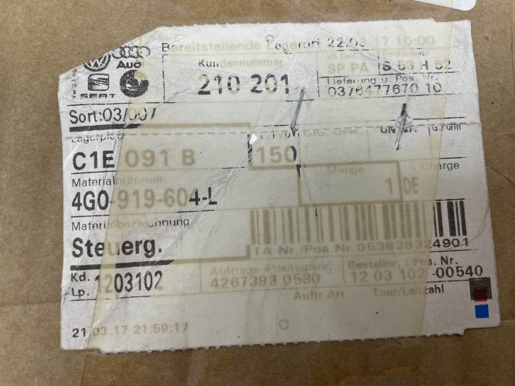 AUDI A6 RS6 HEAD UP DISPLAY PROJECTION UNIT 4G0 919 604L *GENUINE NEW
