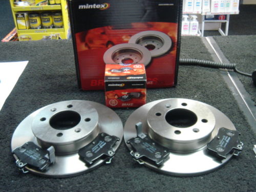 FOR ROVER MGF MG-TF VVC  MINTEX REAR BRAKE DISCS & PADS
