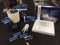 SKODA AUDI VW  1.4TFSi OIL FILTER AIR FILTER FUEL FILTER SPARK PLUG SERVICE KIT