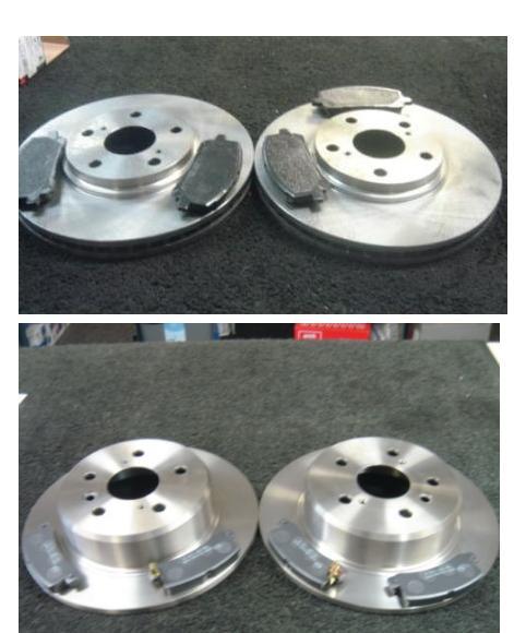 FOR LEXUS RX300 05  BRAKE DISCS BRAKE PADS FRONT