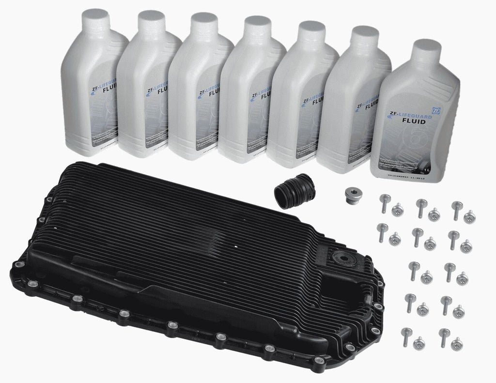 Bmw 6 Speed Transmission Gearbox Sump Pan Filter Kit Inc Oil Genuine ZF Auto 6HP