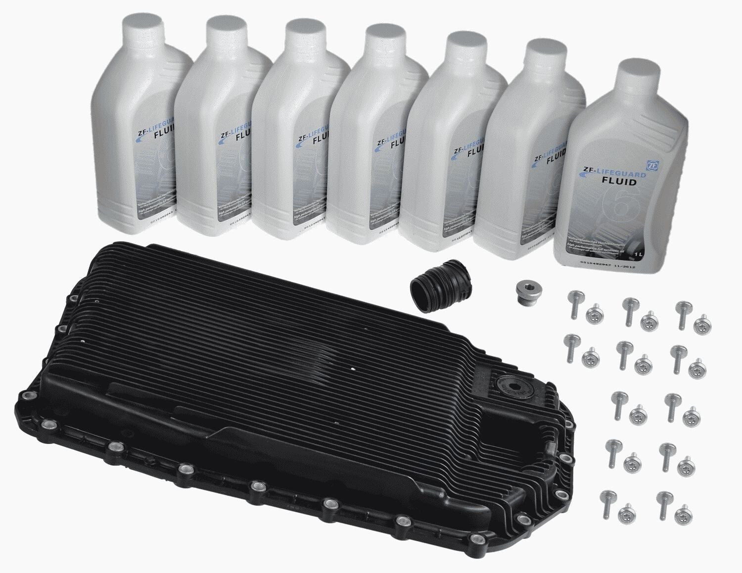 Bmw 6 Speed Transmission Gearbox Sump Pan Filter Kit Inc Oil Genuine ZF Auto 6HP