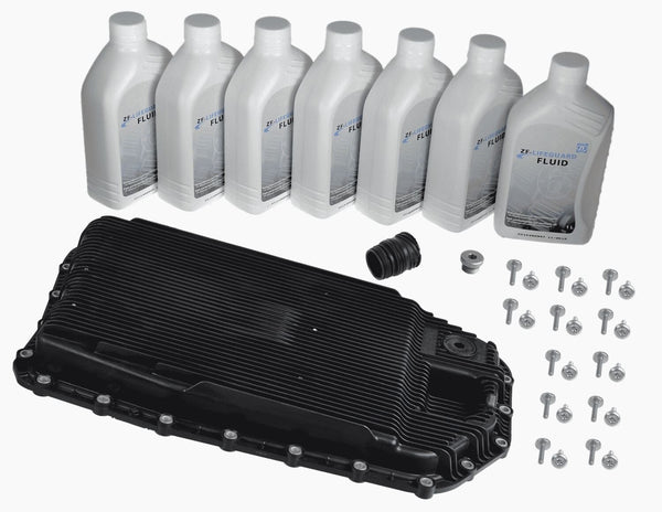 Bmw 6 Speed Transmission Gearbox Sump Pan Filter Kit Inc Oil Genuine ZF Auto 6HP