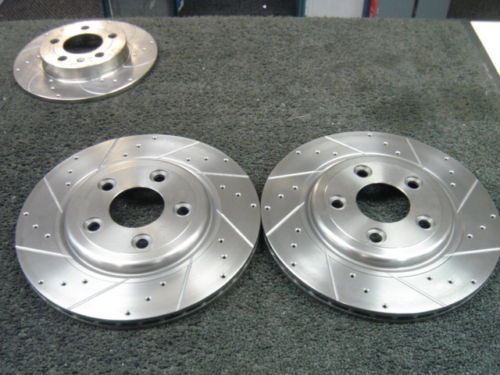 ACCORD 2.3 TYPE V DRILLED GROOVED FRONT  BRAKE DISCS 