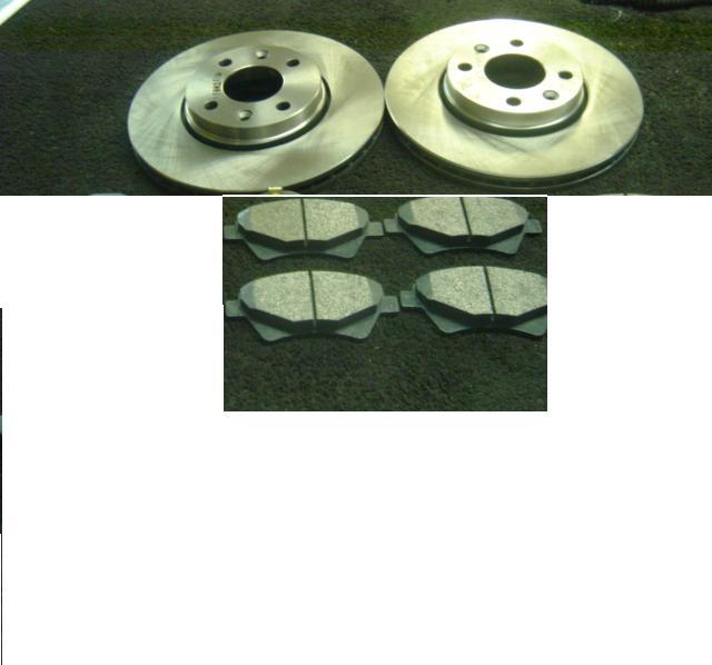 FOR  RENAULT KANGOO FRONT BRAKE DISCS & PADS 280MM 4 STUD