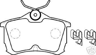 FOR HONDA ACCORD 1998  BRAKE PADS REAR FULL SET