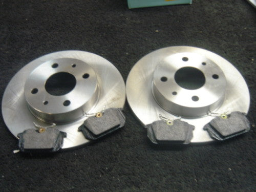 BRAVO BRAVA PUNTO MAREA REAR BRAKE DISCS PADS 