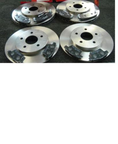JAGUAR  X TYPE 05 ON FRONT & REAR  BRAKE DISCS PADS