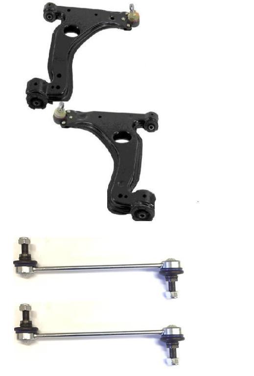 FOR VAUXHALL VECTRA B 1995-2002 2 LOWER WISHBONE ARMS 2 ANTI ROLL BAR LINKS