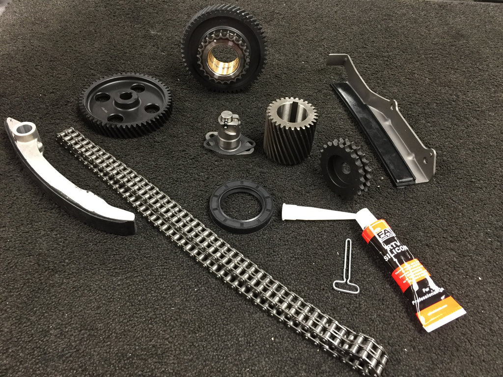 FOR MITSUBISHI SHOGUN PAJERO EXCEED 2.8TD 4M40 TIMING CHAIN FULL KIT + GEARS 