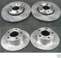 AUDI A6 ALLROAD 2.5TDi QUATTRO BRAKE DISC CROSS DRILLED GROOVED FRONT REAR