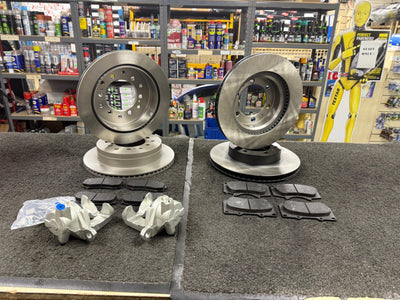 FOR TOYOTA FJ CRUISER BRAKE DISC BRAKE PAD FRONT REAR CALIPER GSJ1