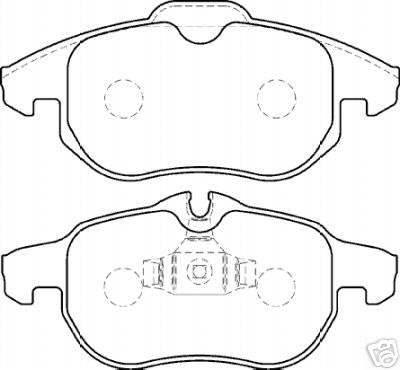 VAUXHALL VECTRA SIGNUM 2002 > BRAKE  PADS FRONT SET