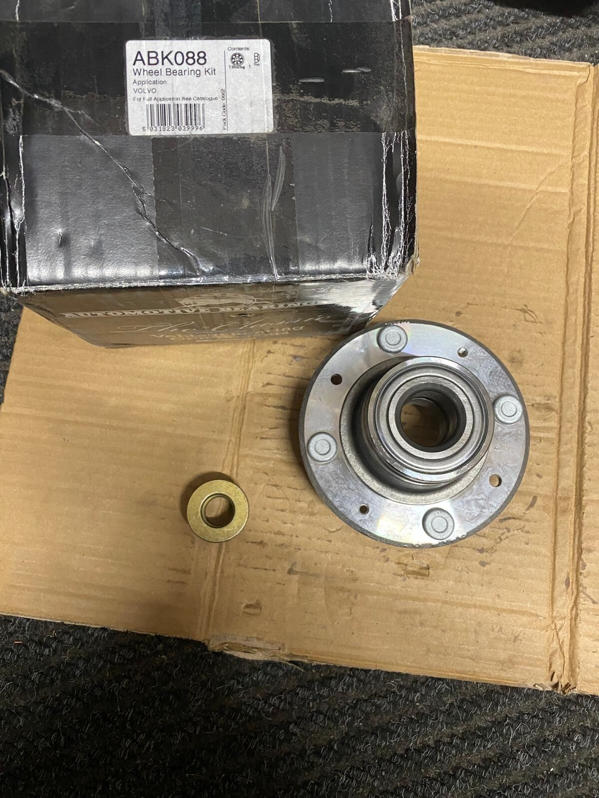 REAR WHEEL BEARING KIT FITS VOLVO S40 2.0 TURBO 2000-04 CHARIOT RVR CARISMA EVO