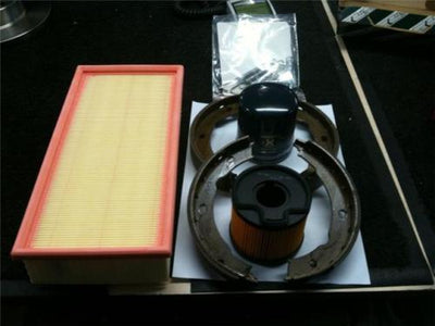  406 HANDBRAKE SHOE FITTING KIT SHOES & SERVICE KIT 