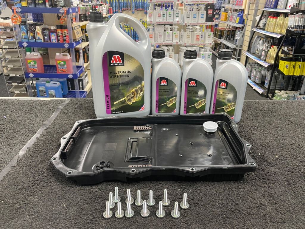 BMW 8HP 8SPEED ZF TRANSMISSION GEARBOX SUMP PAN FILTER 15 LITER OIL SERVICE KIT 