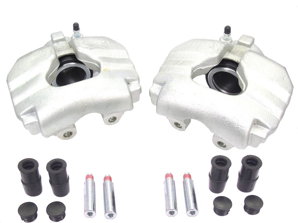 VW TOUAREG TDi 2 FRONT BRAKE CALIPERS+ BRACKET SLIDER PIN KIT 308M DISC