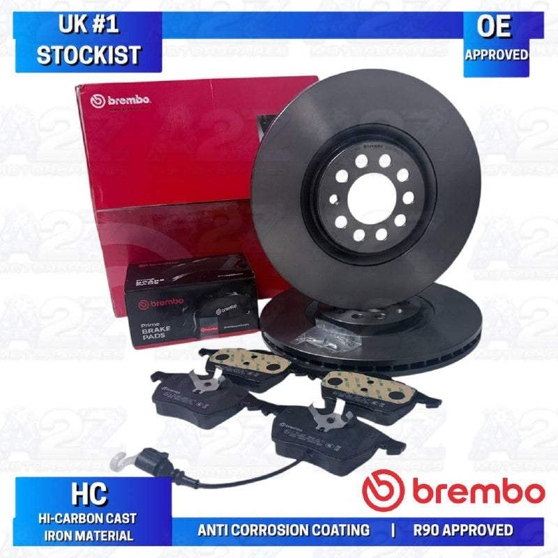 SKODA OCTAVIA 1.8T VRS BRAKE DISC BRAKE PADS BREMBO FRONT REAR 