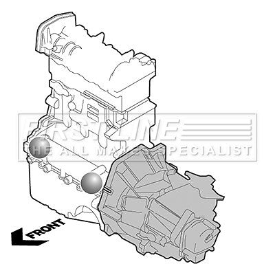 FOR FORD TRANSIT 2.2TDCI 2.3i 2.4TDCI 2006> FRONT ENGINE MOUNTING LH/RH
