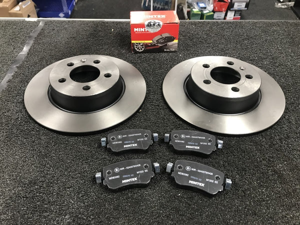 AUDI S1 2.0 QUATTRO BRAKE DISC REAR BRAKE PADS 272mm 100pcd