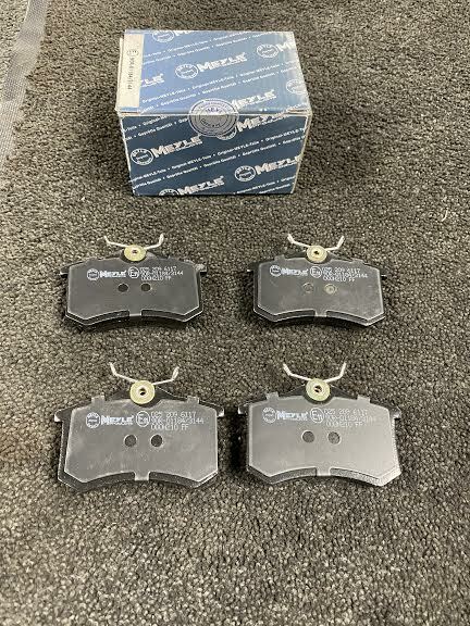 FOR AUDI SEAT SKODA VW MEYLE PD PLATINUM ANTI DAMPING SHIMS REAR BRAKE PADS