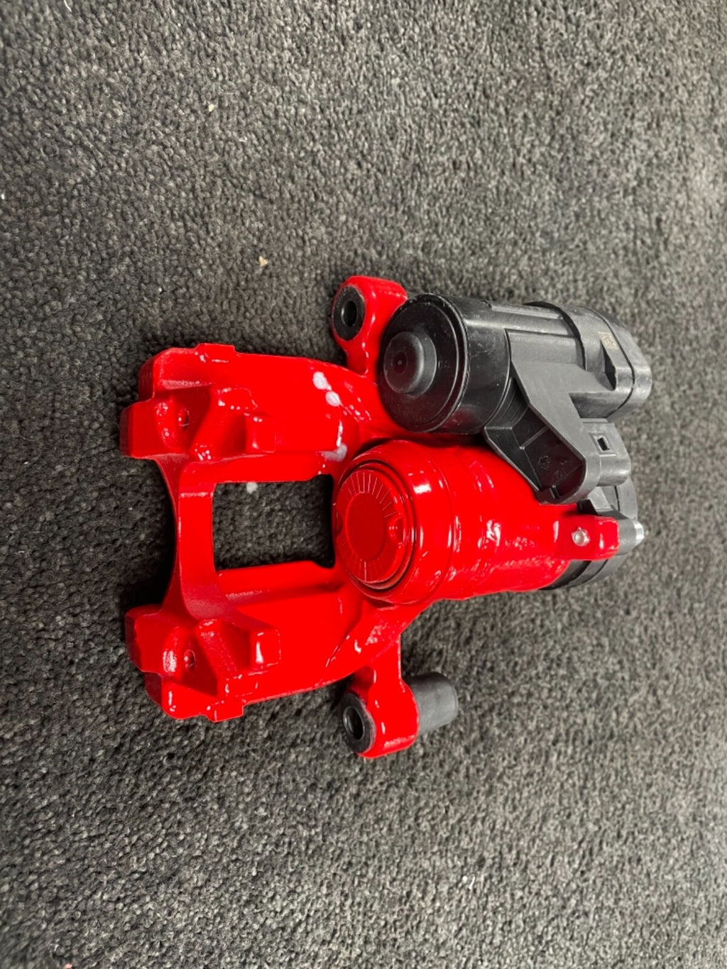 REAR BRAKE CALIPER ELECTRIC LH LEFT RED FOR AUDI A3 TSi TFSi TDi QUATTRO 8V 272m