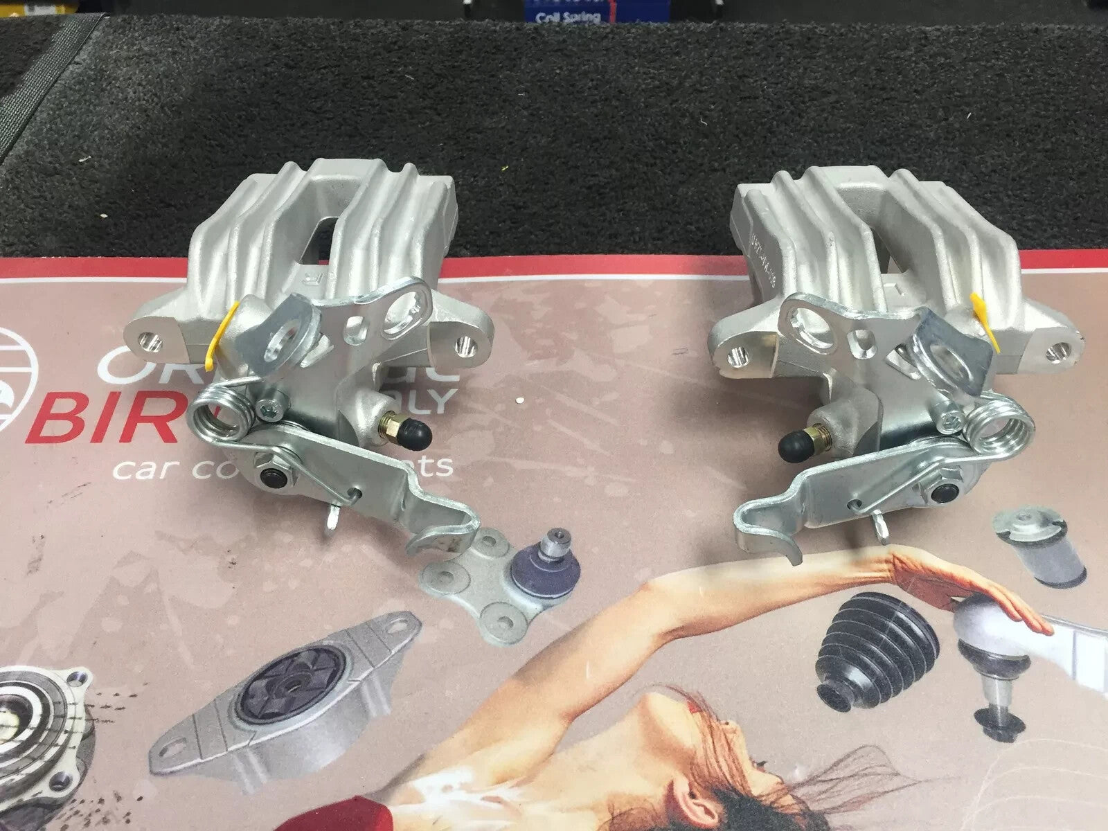 PAIR REAR BRAKE CALIPER AUDI A3 8P1 8PA 8P7 Seat Altea 5P1 VW Golf MK 5 MK6
