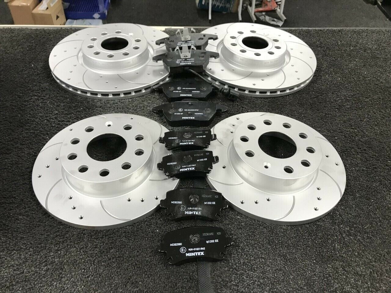 SEAT ATECA TDI ECOMOTIVE SE TECHNOLOGY (MK1 (SE376))  DRILLED DISC PAD