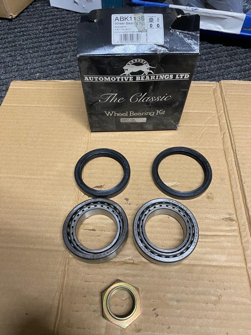 FRONT WHEEL BEARING KIT FITS C25 DUCATO PEUGEOT J5 TALBOT EXPRESS 2.5 TURBO