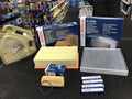 VW GOLF R MK7 SERVICE KIT OIL FILTER AIR FILTER POLLEN FILTER PLUGS 0/30 OIL
