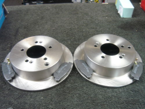 SANTA FE  2.0 2.4 2.7 TD CRD REAR BRAKE DISCS + PADS 