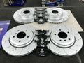 FOR BMW 330e 2.0 PHEV G20 G21 G42 FRONT REAR DRILLED GROOVED BRAKE DISCS PADS
