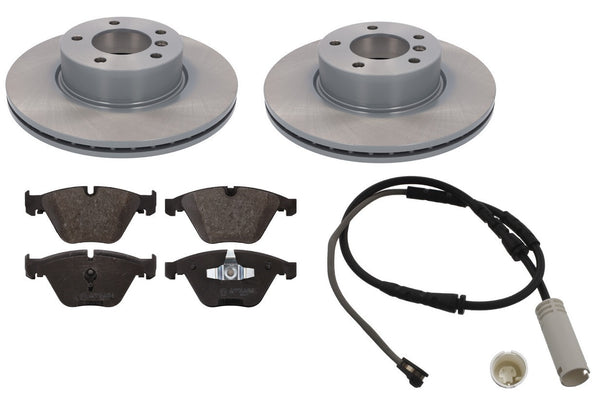 FOR BMW 3 SERIES 320D M SPORT (E93) FRONT BRAKE DISCS PADS WIRE SENSOR