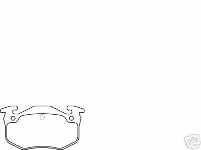 CITROEN SAXO VTR VTS  BRAKE PADS MINTEX   REAR