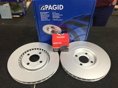 LOTUS ELISE MK1 ELISE 340R EXIGE MK1 REAR BRAKE DISC VENTED OEM BRAKE PADS